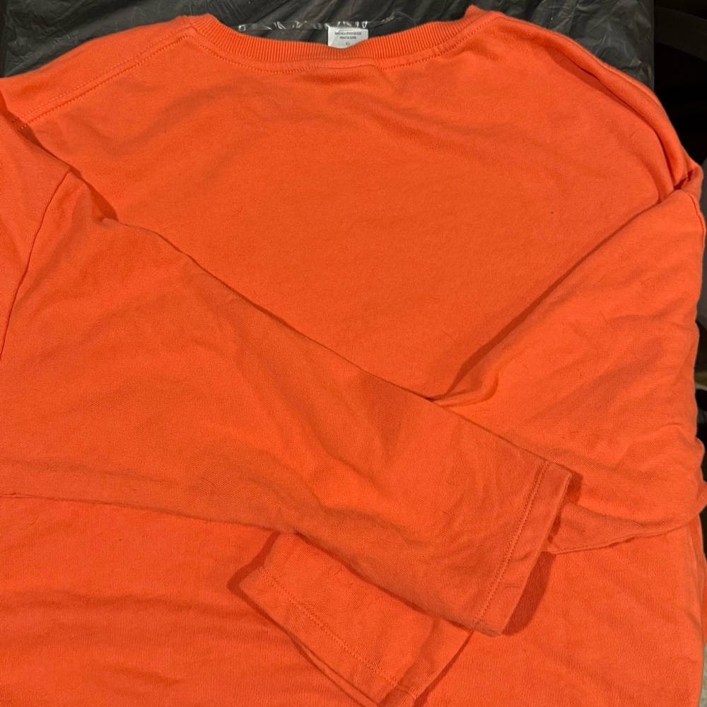 Disney Orange sweatshirt with Mickey Mouse Sequins Design - Picture 5 of 5